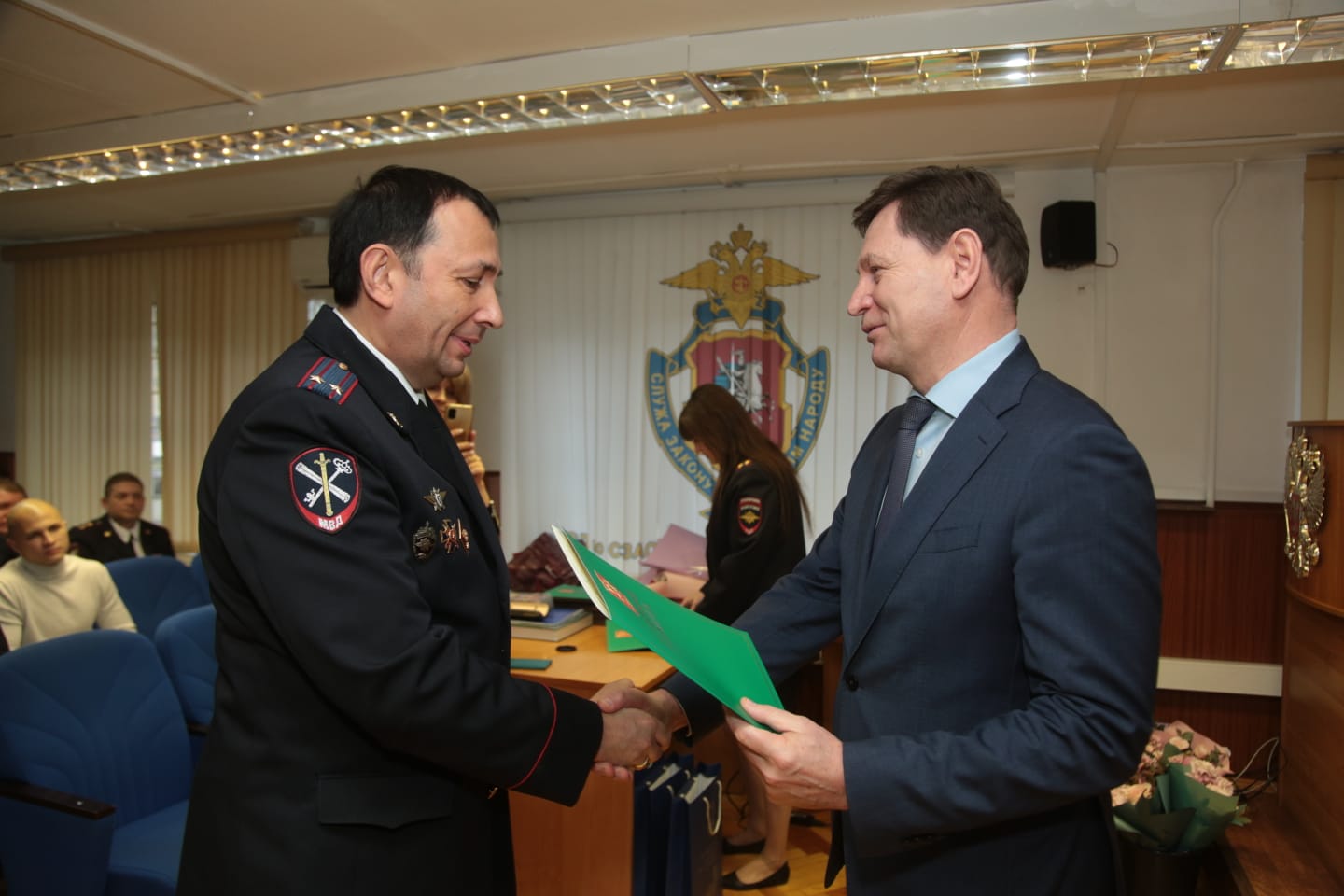 УВД СЗАО отметили 30 лет со дня образования