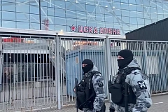 В Москве Росгвардия обеспечила безопасность матча КХЛ 