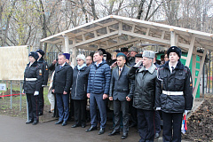 В Хорошево-Мневниках состоялось торжественное открытие Аллеи славы