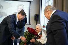 Жительница Щукино, ветеран трёх войн, отметила 105-летний юбилей 