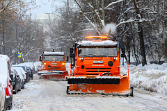 В Москве повсеместно ликвидируют последствия очередного сильного снегопада